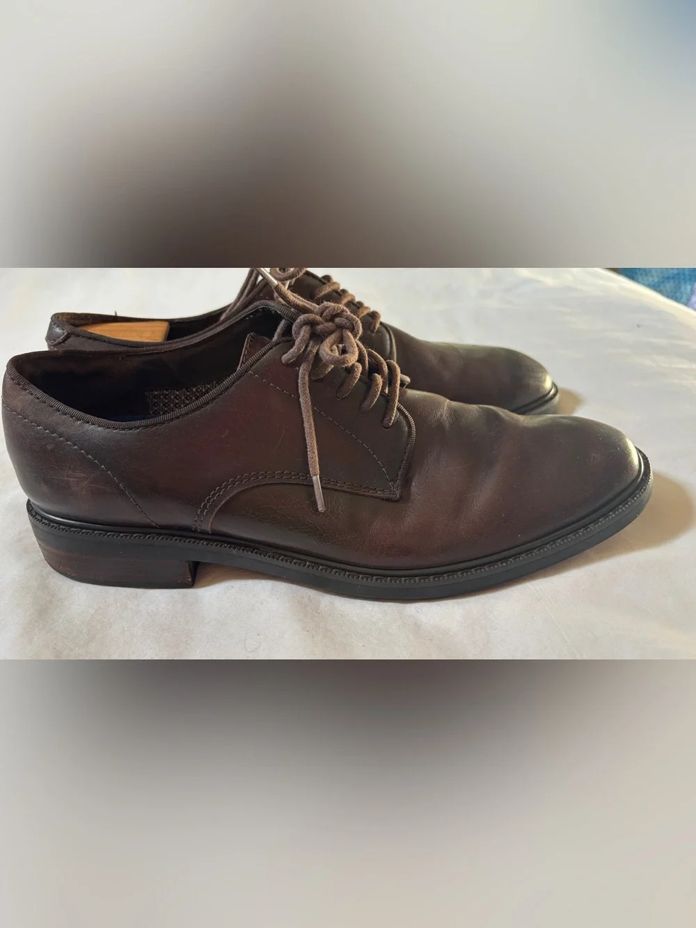 Vince Camuto Men’s Brown Derby Lace Up Dress Shoes Size 10.5? See Measurements